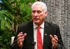 Díaz-Canel denuncia expresión de genocidio contra Cuba El líder cubano precisó que el país apuesta por el diálogo, pese a política coercitiva de Estados Unidos.