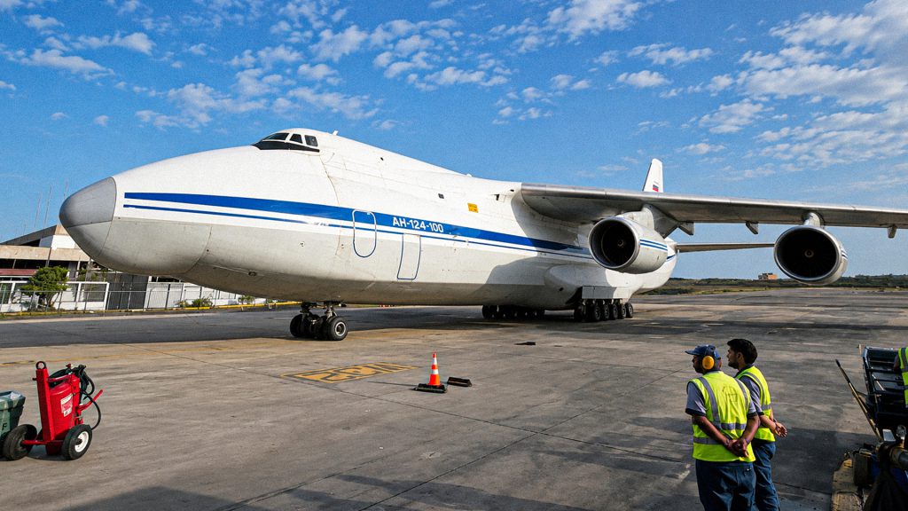 Venezuela recibió en el aeropuerto internacional Simón Bolívar un nuevo cargamento de ayuda humanitaria enviado por Rusia.