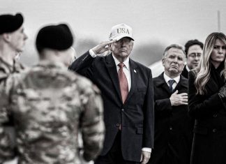 Guerra con Irán expone el miedo y desgaste en hogares militares de Estados Unidos Donald Trump en homenaje a soldados caídos durante conflicto con Irán