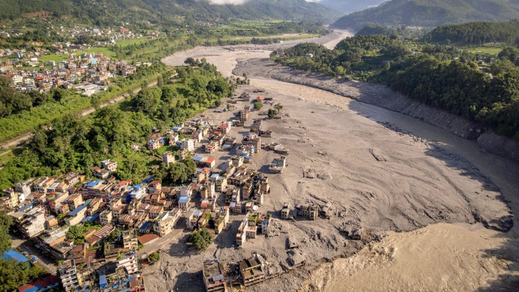 Devastación a lo largo del corredor del río Trishuli, Nepal/ Archivo