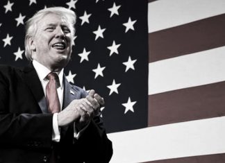Irán asegura que Donald Trump tiene “delirios psicóticos” por atribuirse Ormuz Donald Trump gesticula durante una conferencia de prensa en Washington.