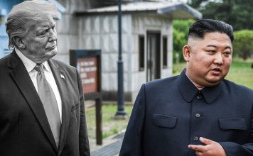 Kim Jong-un desafía a Washington mientras Donald Trump ruega por un acercamiento Donald Trump y Kim Jong-un durante un encuentro entre Estados Unidos y Corea del Norte. / Archivo