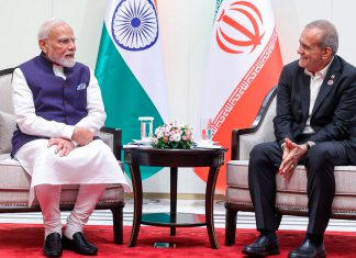 Irán e India amplían cooperación pese a presiones de Estados Unidos Masoud Pezeshkian y Narendra Modi durante una reunión bilateral en la cumbre de la Organización de Cooperación de Shanghái