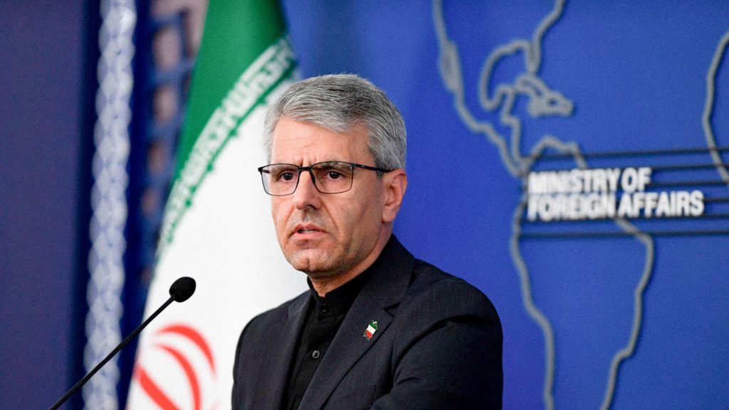 Portavoz de la Cancillería iraní, Esmail Baqai / Redes Sociales Cancillería de Irán.
