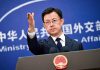 China desafía a EEUU y rechaza presión del G20 por su superávit comercial Portavoz del Gobierno chino durante una conferencia de prensa en Pekín.
