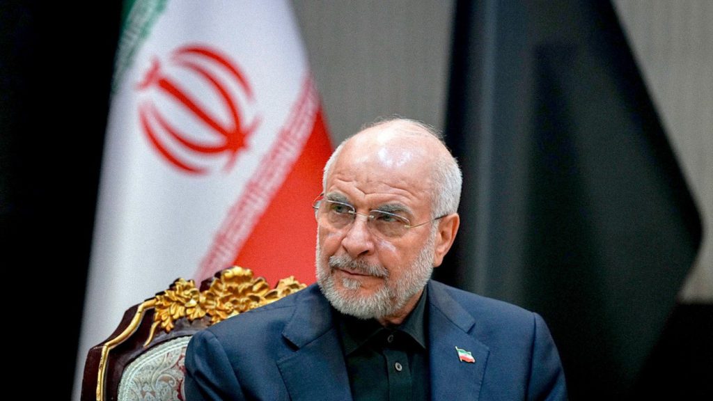 Presidente del Parlamento iraní, Mohammad Bagher Ghalibaf