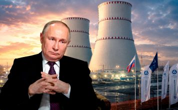 Vladímir Putin revela cómo Rusia llegó a ser líder mundial en energía nuclear Presidente de Rusia frente a una instalación de energía nuclear de Rosatom