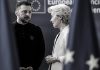 Unión Europea descarta ayuda millonaria a Kiev Volodímir Zelenski conversa con Ursula von der Leyen durante encuentro de la Unión Europea