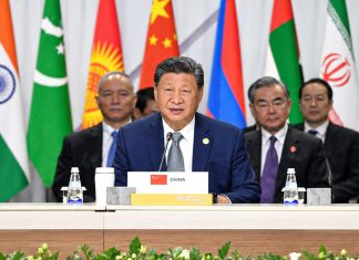 China defiende su cooperación con el Sur Global Xi Jinping, presidente de China, durante reunión de los BRICS.