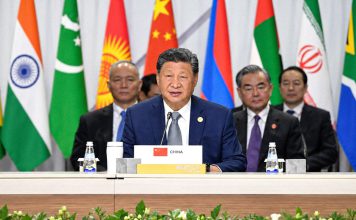 China defiende su cooperación con el Sur Global Xi Jinping, presidente de China, durante reunión de los BRICS.
