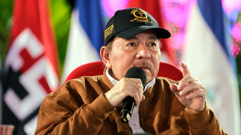 Copresidente de Nicaragua, Daniel Ortega, en el 47 aniversario del Ejército