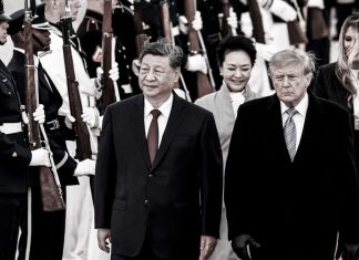 Donald Trump recibe a Xi Jinping en una visita de Estado Presidente de China, Xi Jinping es recibido por su homólogo norteamericano, Donald Trump durante su visita de Estado en Washington