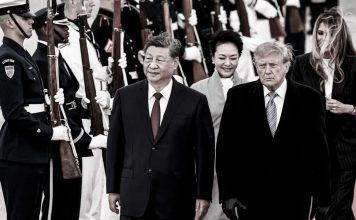 Donald Trump recibe a Xi Jinping en una visita de Estado Presidente de China, Xi Jinping es recibido por su homólogo norteamericano, Donald Trump durante su visita de Estado en Washington
