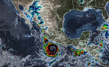 Huracán Polo alcanza la máxima categoría Imagen satelital del huracán polo