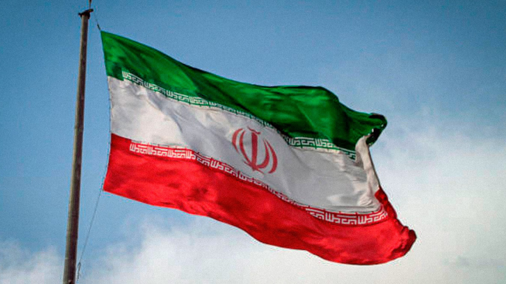 Bandera de la República Islámica de Irán.