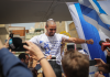 Israel indulta a exsoldado que mató de un disparo en la cabeza a palestino herido Elor Azaria es recibido por seguidores en Ramla, cerca de Tel Aviv, tras salir de prisión en mayo de 2018 después de cumplir nueve meses por la muerte de Abdel Fattah al-Sharif.