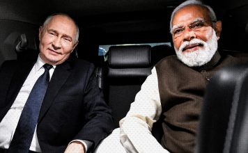 India advierte a Estados Unidos que protegerá sus intereses pese a sanciones contra Rusia Vladímir Putin y Narendra Modi conversan dentro de la limusina presidencial Aurus durante la cumbre de la OCS en Tianjin, China, en septiembre de 2025.