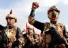 Irán rechaza acusaciones contra Yemen por supuesto ataque a La Meca Combatientes de las fuerzas yemeníes participan en una movilización armada, en medio de las tensiones regionales y los enfrentamientos vinculados al conflicto con Arabia Saudita.