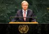 António Guterres: Debemos gobernar la IA antes de que ella nos gobierne António Guterres durante su discurso sobre inteligencia artificial en la ONU
