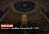 Especial: 81ª Asamblea General de la ONU pone los conflictos mundiales en el centro del debate Salón de la Asamblea General de la ONU durante el debate de 2026