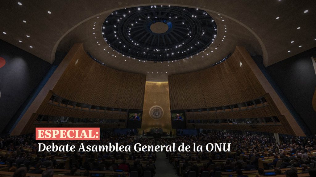Salón de la Asamblea General de la ONU durante el debate de 2026