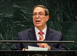 Cuba lanza un contundente discurso contra Estados Unidos en la ONU Canciller de Cuba, Bruno Rodríguez, durante su discurso en la Asamblea General de la ONU. Septiembre, 2026
