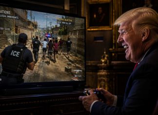 Casa Blanca lanza videojuegos sobre deportaciones Donald Trump juega un videojuego sobre la política migratoria de Estados Unidos