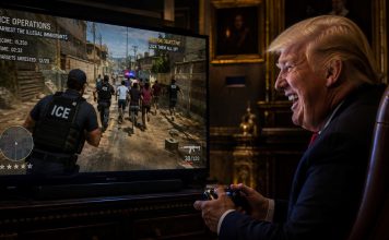Casa Blanca lanza videojuegos sobre deportaciones Donald Trump juega un videojuego sobre la política migratoria de Estados Unidos