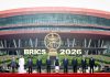 BRICS condenan endurecimiento del bloqueo contra Cuba y exigen el fin de las sanciones Líderes de los BRICS posan frente al edificio Bharat Mandapam en Nueva Delhi.