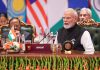 Declaración de Nueva Delhi marca la ruta de los BRICS para reformar el poder global Fotografía de una sesión oficial de la XVIII Cumbre de los BRICS.