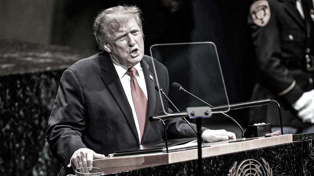 Donald Trump durante su discurso ante la Asamblea General de la ONU en 2026