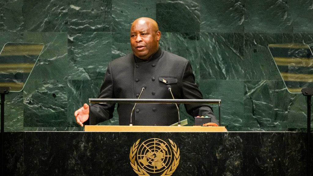 Évariste Ndayishimiye pide mayor representación de África ante la ONU