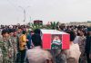 Irán exige ante ONU condenar ataque estadounidense contra boda en Kuhestak Funeral de víctimas del ataque estadounidense contra una boda en Kuhestak, Irán.