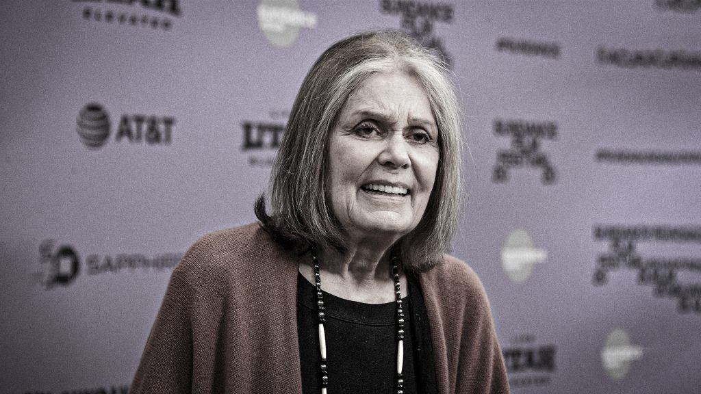 Gloria Steinem, periodista y activista feminista estadounidense, durante un evento.