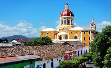Lonely Planet coloca a una ciudad de Nicaragua dentro de los mejores destinos mundiales Vista aérea de la Catedral de Granada, uno de los referentes de la arquitectura colonial