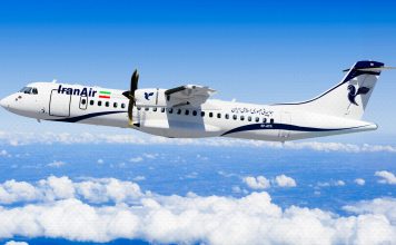 Irán: Si EE.UU. nos prohíbe volar, nadie en la región lo hará Avión ATR 72-600 de Iran Air durante una operación aérea.