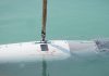 Captura de submarino autónomo pone tecnología estadounidense al alcance de Irán Dron submarino estadounidense Dive-LD mostrado tras su captura por Irán.