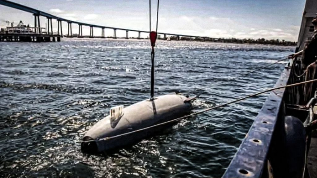 Dron submarino estadounidense capturado por Irán en el estrecho de Ormuz