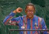 Burkina Faso en ONU: Nuestra cooperación nunca será sinónimo de sumisión El ministro de Asuntos Exteriores de Burkina Faso, Karamoko Jean Marie Traoré, interviene ante la 81.ª Asamblea General de las Naciones Unidas, en Nueva York.