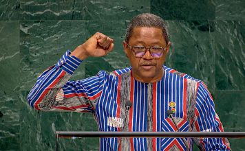 Burkina Faso en ONU: Nuestra cooperación nunca será sinónimo de sumisión El ministro de Asuntos Exteriores de Burkina Faso, Karamoko Jean Marie Traoré, interviene ante la 81.ª Asamblea General de las Naciones Unidas, en Nueva York.