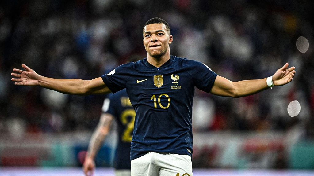 Kylian Mbappé, delantero del Real Madrid y capitán de la selección de Francia.