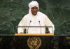 Níger acusa a Francia de buscar recolonizar el Sahel Lamine Zeine Ali Mahaman durante su discurso ante la Asamblea General de la ONU.