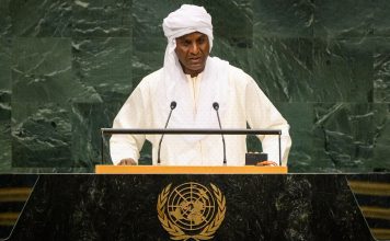 Níger acusa a Francia de buscar recolonizar el Sahel Lamine Zeine Ali Mahaman durante su discurso ante la Asamblea General de la ONU.