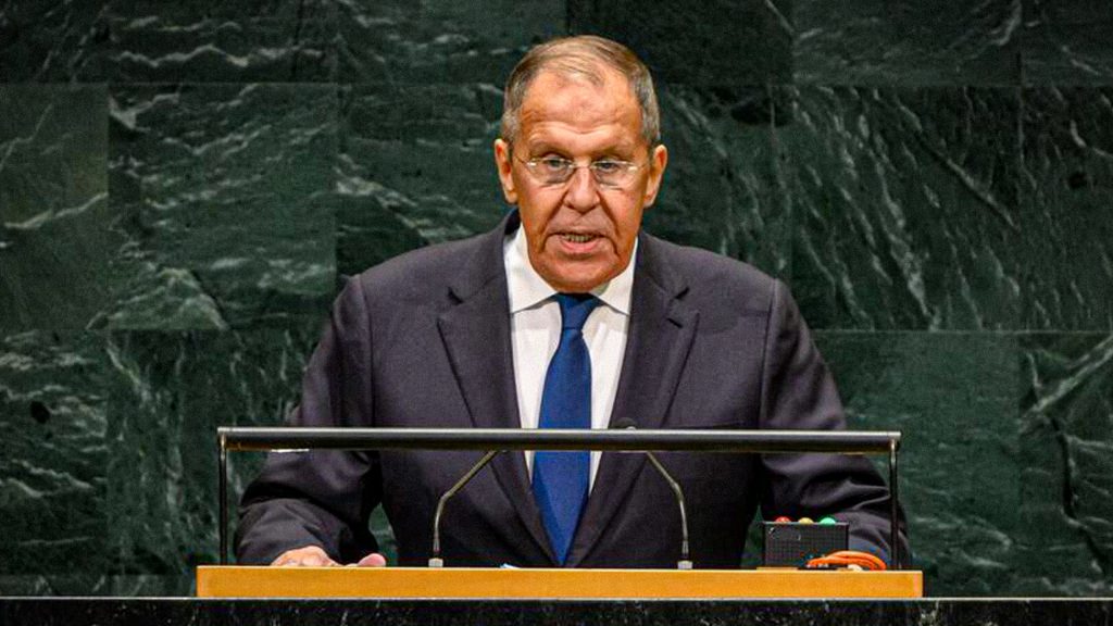Serguéi Lavrov, canciller de Rusia en la Asamblea General de la ONU, septiembre 2026