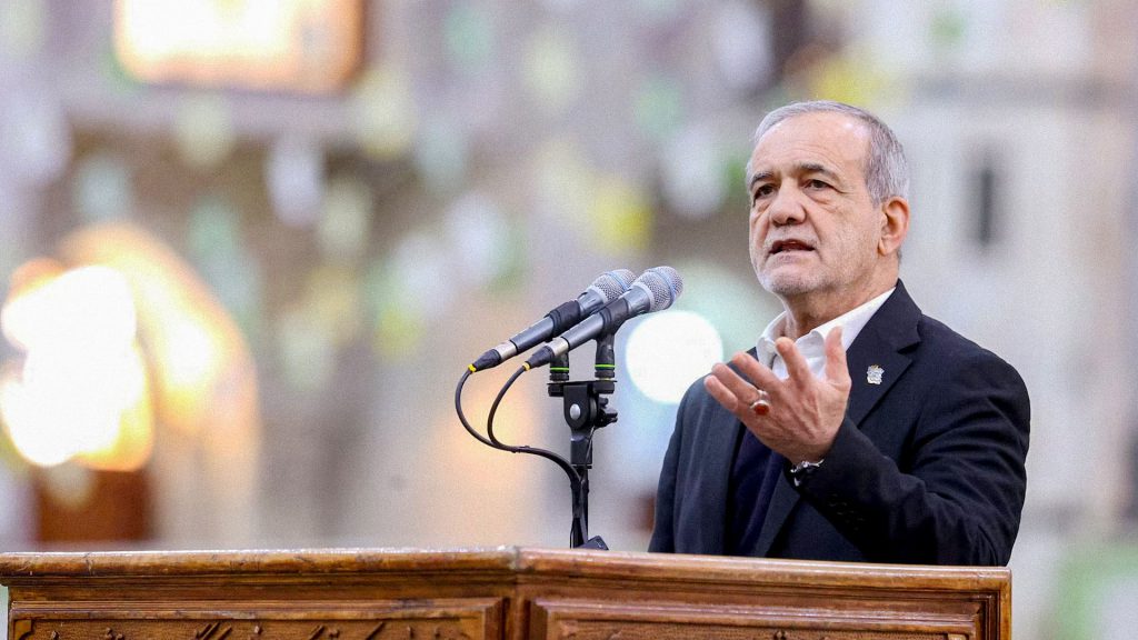 Masud Pezeshkian, presidente de Irán.