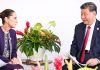 China respalda a México ante la injerencia extrajera Autoridades de México y China durante un encuentro oficial.
