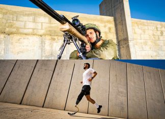 Adidas enfrenta repudio global por campaña con militar israelí Militar israelí con prótesis protagoniza una imagen de campaña publicitaria de Adidas.