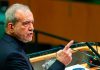 Pezeshkian a EEUU: ¿Quieren negociar con Irán? Primero recuperen la confianza Presidente de Irán, Masoud Pezeshkian, ante la Asamblea General de la ONU/ 2026