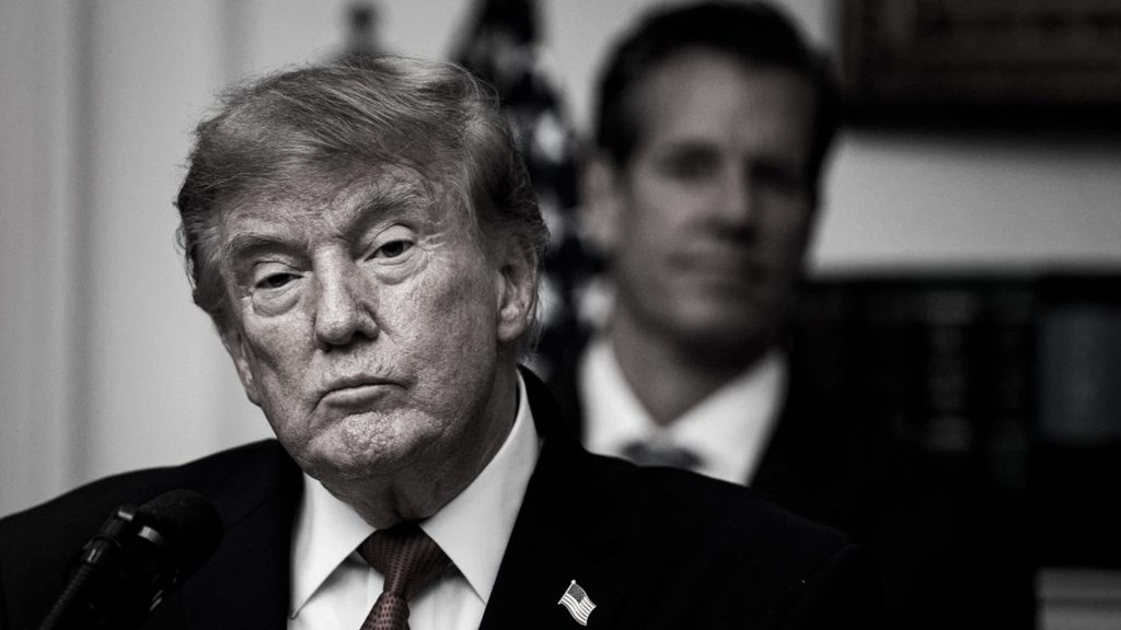 Presidente de Estados Unidos durante una intervención pública.