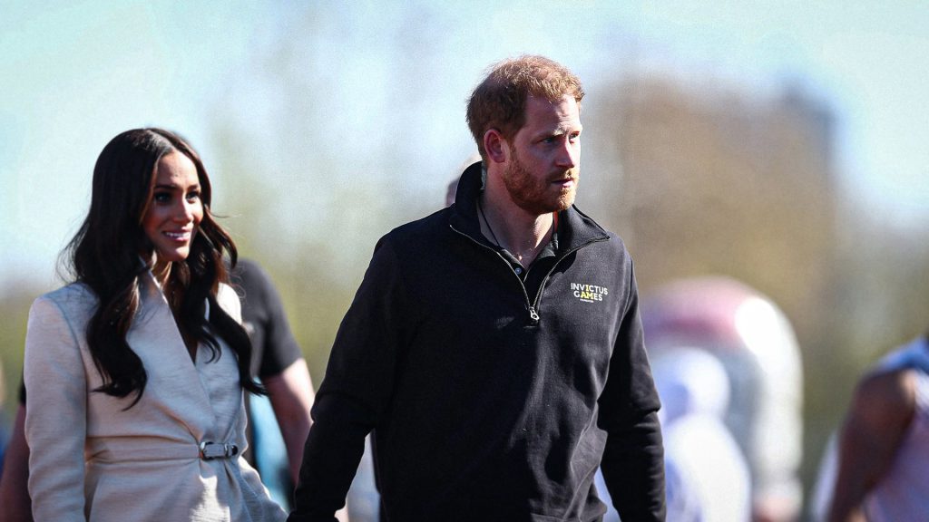 El príncipe Enrique y Meghan Markle durante un evento público.